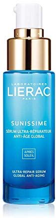 Lierac Sunissime Siero Riparatore SOS Viso Dopo Sole Anti Età, Protegge l'Abbronzatura, per Tutti i Tipi di Pelle, Formato da 30 ml