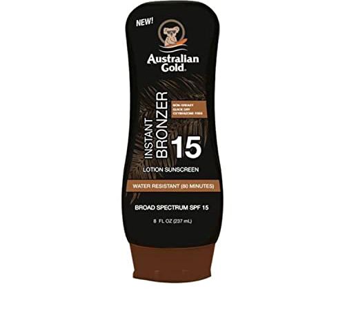 Australian Gold Sunscreen Spf15 Lotion With Bronzer 237 Ml