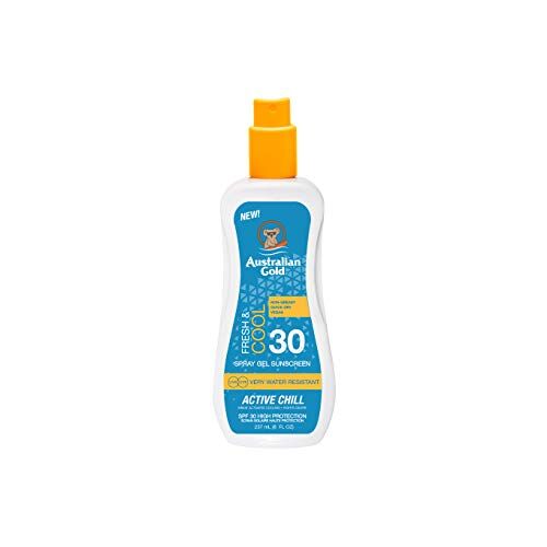 Australian Gold Sunscreen Spf30 X-Treme Sport Spray Gel Active 237 Ml