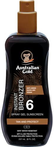 Australian Gold Spray SPF 6 bassa con protezione concia Agente 237 ml