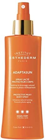 Institut Esthederm Adaptasun Latte Solare Spray Corpo Per Ottimizzare la Tua Abbronzatura Naturale Sublima e Protegge Sole Forte Spray 150 ml