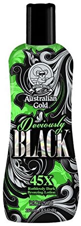 Australian Gold Lozione Abbronzante Deviously Black, 250 ml