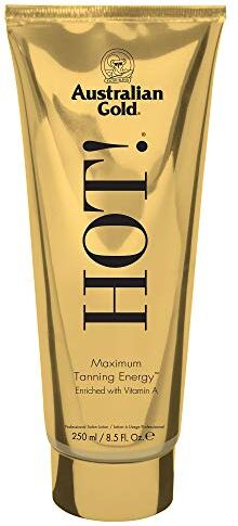 Australian Gold Hot, Crema Antiossidante per pelli scure acceleratore di abbronzatura (250 ml)