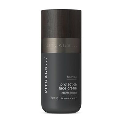 RITUALS Homme Crema Viso SPF 20, Niacinamide, 50 ml Formula premium , per la cura quotidiana RITUALS Homme Crema Viso SPF 20, Niacinamide, 50 ml Formula premium , per la cura quotidiana
