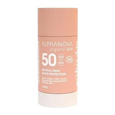 Alphanova SANTE – BB Stick Nude PERFECT SKIN SPF50+ ORGANIC SUN SENSITIVE – Certificato Bio – Naturale – Ecoesponsabile – 15 ml Alphanova SANTE – BB Stick Nude PERFECT SKIN SPF50+ ORGANIC SUN SENSITIVE – Certificato Bio – Naturale – Ecoesponsabile – 15 ml