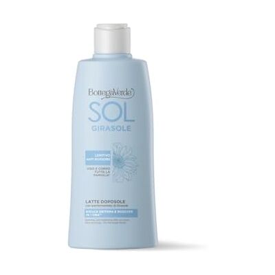 Bottega Verde SOL Girasole Latte Doposole Lenitivo Anti Rossore, 200 ml, Viso e Corpo, con Iperfermentato di Girasole e Alchechengi, Riduce Eritema, Texture Leggera a Rapido Assorbimento Bottega Verde SOL Girasole Latte Doposole Lenitivo Anti Rossore, 200 ml, Viso e Corpo, con Iperfermentato di Girasole e Alchechengi, Riduce Eritema, Texture Leggera a Rapido Assorbimento