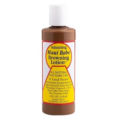 Babe Browning Lotion All Natural Fast Dark Tan 4 fl.oz by Babe Browning Lotion All Natural Fast Dark Tan 4 fl.oz by