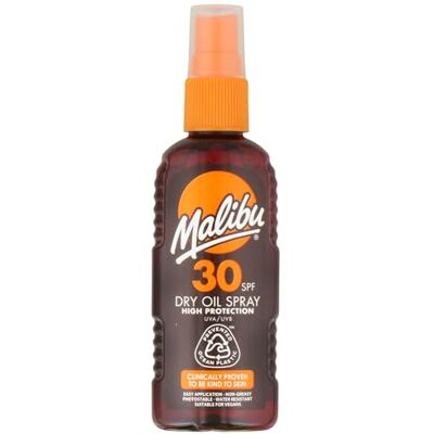 Malibu Dry Oil Spray SPF30 100ml Malibu Dry Oil Spray SPF30 100ml