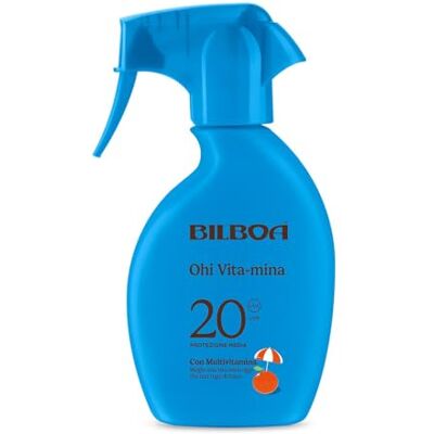 Bilboa Modello - SPF 20 Complesso Vitaminico Idratante Spray Solare Bilboa Modello - SPF 20 Complesso Vitaminico Idratante Spray Solare