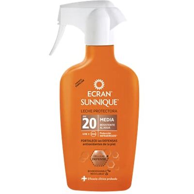 Ecran Sunnique, Latte protettivo SFP20, resistente all'acqua, 300 ml Ecran Sunnique, Latte protettivo SFP20, resistente all'acqua, 300 ml