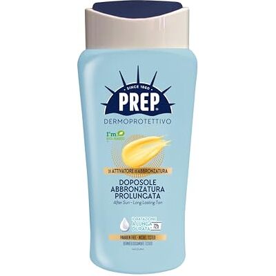 PREP , Crema Solare Doposole, per Viso e Corpo Idratante e Lenitiva, Prolunga Abbronzatura, con Aloe Vera, Burro di Karité e Vitamina E, 400 ml PREP , Crema Solare Doposole, per Viso e Corpo Idratante e Lenitiva, Prolunga Abbronzatura, con Aloe Vera, Burro di Karité e Vitamina E, 400 ml