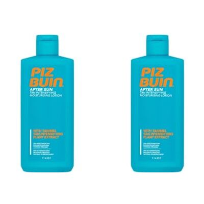 Piz Buin Tan Intensifier Aftersun lozione doposole 200 ml x 2 = 400 ml Piz Buin Tan Intensifier Aftersun lozione doposole 200 ml x 2 = 400 ml