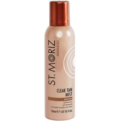 ST. MORIZ St Moriz Advanced Spray Tan in lattina, asciugatura rapida Vegan Fake Tan, medio (150 ml) ST. MORIZ St Moriz Advanced Spray Tan in lattina, asciugatura rapida Vegan Fake Tan, medio (150 ml)