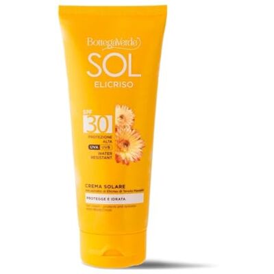 Bottega Verde SOL Elicriso, Crema Solare Corpo, 200 ml, SPF 30, Idratante e Nutriente, Arricchita con Estratto di Elicriso e Derivati dall'Olio di Oliva, Senza Siliconi, per Tutti i Tipi di Pelle Bottega Verde SOL Elicriso, Crema Solare Corpo, 200 ml, SPF 30, Idratante e Nutriente, Arricchita con Estratto di Elicriso e Derivati dall'Olio di Oliva, Senza Siliconi, per Tutti i Tipi di Pelle