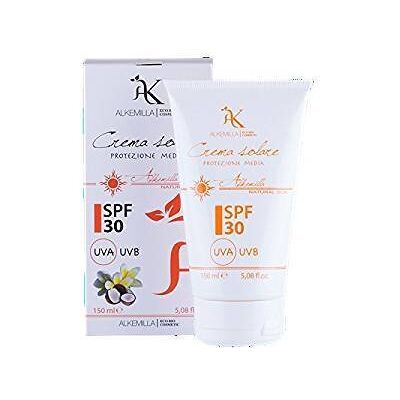 Alkemilla Crema Solare Protezione SPF 30 Media Protegge la Pelle dai Raggi UVA ed UVB 150 ml Alkemilla Crema Solare Protezione SPF 30 Media Protegge la Pelle dai Raggi UVA ed UVB 150 ml