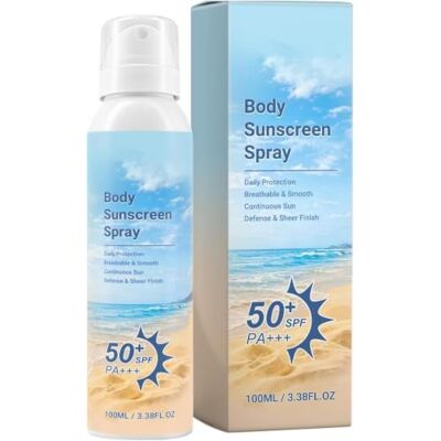 Generic Spray solare ecocompatibile per la barriera corallina, SPF 50+, resistente all'acqua, con protezione minerale, idratante naturale per viso e corpo, senza effetto sbiancante Generic Spray solare ecocompatibile per la barriera corallina, SPF 50+, resistente all'acqua, con protezione minerale, idratante naturale per viso e corpo, senza effetto sbiancante