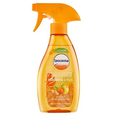 Leocrema Solare Acqua Solare Abbronzante Mandarino e Yuzu Azione Energizzante, 250ml Leocrema Solare Acqua Solare Abbronzante Mandarino e Yuzu Azione Energizzante, 250ml