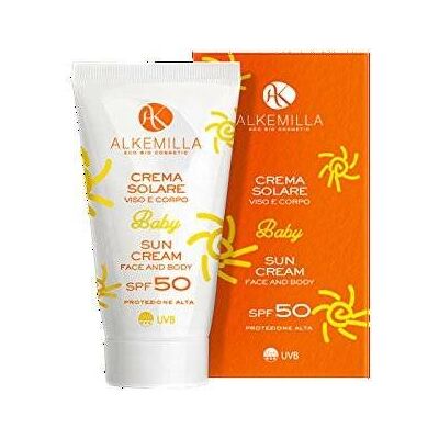 Alkemilla Crema Solare Viso Corpo Baby SPF 50 Crema solare ad alta protezione Viso Corpo Baby SPF 50 Alkemilla Crema Solare Viso Corpo Baby SPF 50 Crema solare ad alta protezione Viso Corpo Baby SPF 50