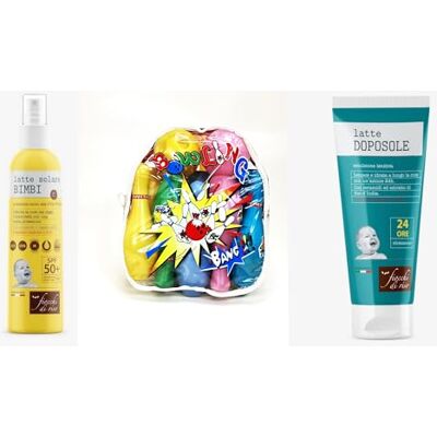 Fiocchi di riso Offerta Solari + Set Birilli da Spiaggia (Latte Solare+Latte dopo sole +Set Birilli da Spiaggia) Fiocchi di riso Offerta Solari + Set Birilli da Spiaggia (Latte Solare+Latte dopo sole +Set Birilli da Spiaggia)