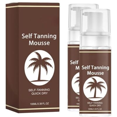 Generic Mousse autoabbronzante, mousse autoabbronzante con protezione solare per viso e corpo, schiuma autoabbronzante per un'abbronzatura facile senza sole Generic Mousse autoabbronzante, mousse autoabbronzante con protezione solare per viso e corpo, schiuma autoabbronzante per un'abbronzatura facile senza sole