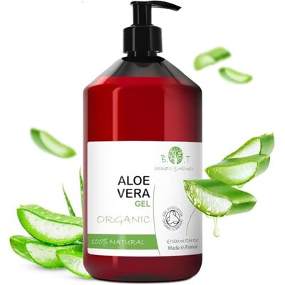 B.O.T cosmetic & wellness Aloe Vera Gel 100% Puro y Naturale, Biologico Doposole Rinfrescante Scottature Idratante Corpo Viso Mani Gel Capelli Acne Cicatrici Post Depilazione Dopobarba 500 ml B.O.T cosmetic & wellness Aloe Vera Gel 100% Puro y Naturale, Biologico Doposole Rinfrescante Scottature Idratante Corpo Viso Mani Gel Capelli Acne Cicatrici Post Depilazione Dopobarba 500 ml
