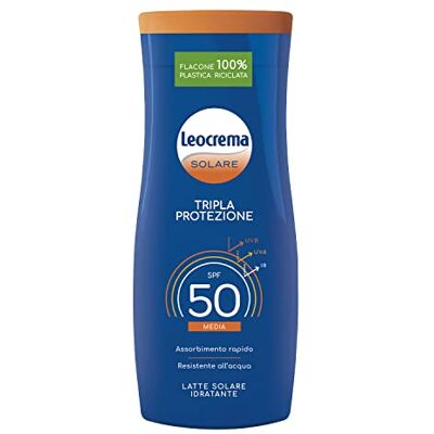 Leocrema Latte Solare Tripla Azione Spf50 200ml, 200ml Leocrema Latte Solare Tripla Azione Spf50 200ml, 200ml