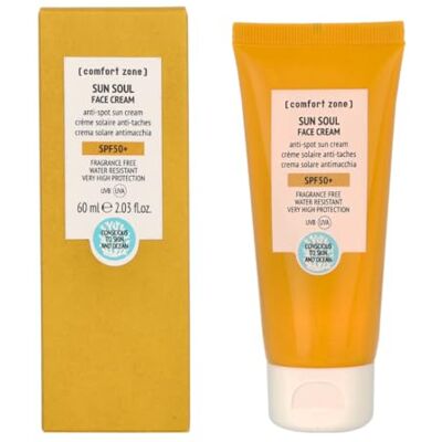 Zone , Sun Soul Face Cream SPF50+, 60 ml. Zone , Sun Soul Face Cream SPF50+, 60 ml.