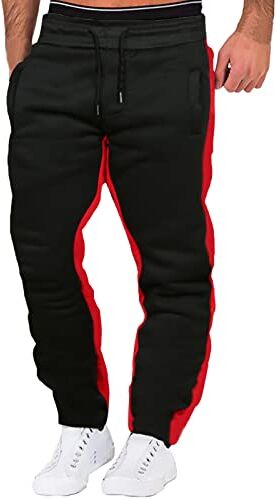 NOAGENJT pantaloni larghi jeans preservativi jeans pantaloncini termici donna pantaloni tuta uomo offerta Leggings premaman jeans uomo nero L 7.99