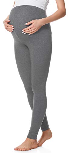 Be Mammy Leggings Premaman Lunghi BE20-230 (Melange Medio, L)