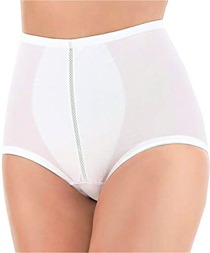 LEPEL 1 Pezzo Slip Guaina Giada Contenitiva Modellante e Snellente a Vita Alta , Bianco 3B