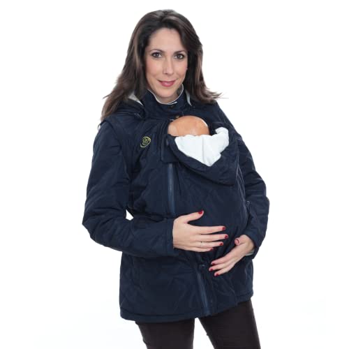 Amarsupiel Cappotto multifunzionale Portage e Maternity 5 in 1  Cappotto multifunzionale per la gravidanza   Giacca marsupi   Cappotto Universale Donna Porteo   Certificato OEKOTEX  Prodotto nell'UE