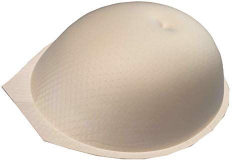 BIMEI finto pancia donna incinta spugna traspirante falso pancia pad (Fake pancia pad 8_10Mesi, Beige)