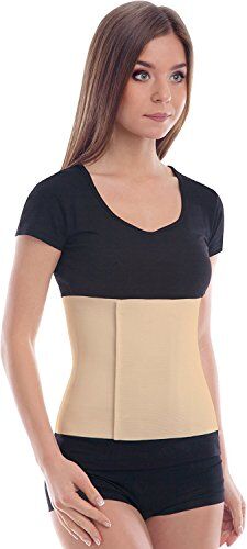 TOROS-GROUP Fascia addominale elastica da 24 cm/Fascia addominale postpartum e postoperatoria 3X-Large Beige