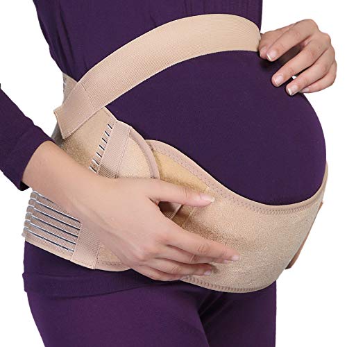 NEOtech Care Cintura/fascia di sostegno per gravidanza maternità schiena, addome, pancia beige L