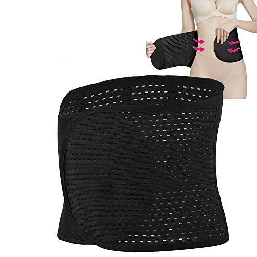 TMISHION Fascia Post Operatoria,Postpartum Shapewear Corset for Woman Belt Dopo Il Recupero della Gravidanza Corsetti di Sostegno Lombare Addominali (Nero)