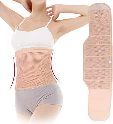 ZJchao Cintura addominale postpartum Traspirante Donne incinte Pancia addominale Vita da bandito Cintura addominale postpartum Cintura di sostegno Body Shaper Cura per la gravidanza postnatal(M)