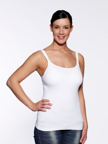 Medela , Canotta Premaman, Bianco (Blanc), XL