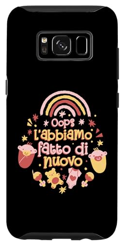 Annuncio Premaman Divertenti Regali Incinta Regalo Custodia per Galaxy S8 Abbigliamento Gravidanza Futura Mama Premaman Bambino