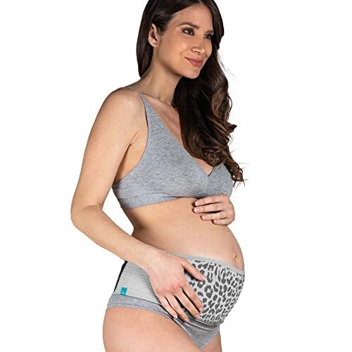 Koala Babycare – Fascia gravidanza sostegno pancia e schiena – Pancera gravidanza per alleviare il dolore e sentirti più leggera Leopardata