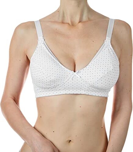 Chicco Reggiseno Allattamento in Microfibra, Bianco, 6C