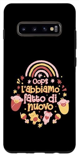 Annuncio Premaman Divertenti Regali Incinta Regalo Custodia per Galaxy S10+ Abbigliamento Gravidanza Futura Mama Premaman Bambino