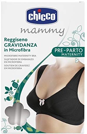 Chicco Reggiseno Preparto in Microfibra, Taglia 3C, Nero