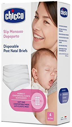 Chicco Mammy Slip Monouso Dopo Parto a Rete, 4 Pezzi