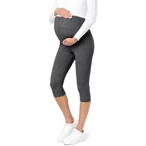 Be Mammy Leggings Premaman 3/4 (Melange Scuro, M) Be Mammy Leggings Premaman 3/4 (Melange Scuro, M)