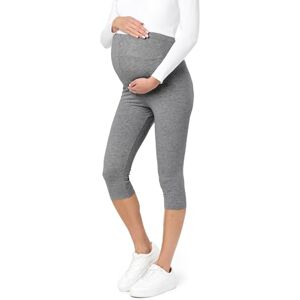 Be Mammy Leggings Premaman 3/4 (Melange Medio, L) Be Mammy Leggings Premaman 3/4 (Melange Medio, L)