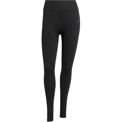 Adidas Donna Workout Essentials Knit Scrunch 1/1 Leggings Tights, black, M Adidas Donna Workout Essentials Knit Scrunch 1/1 Leggings Tights, black, M