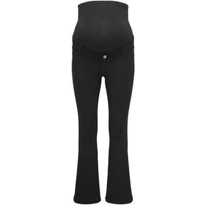 Only Olmrain Life Reg Push Up Flared Noos da Donna, Denim Nero, (L) W x 32L Only Olmrain Life Reg Push Up Flared Noos da Donna, Denim Nero, (L) W x 32L