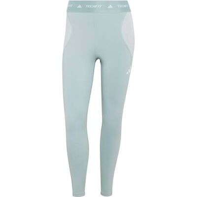 Adidas Femme TECHFIT Workout Color Block 7/8 Leggings, Wonder Sage/wonder silver, L Adidas Femme TECHFIT Workout Color Block 7/8 Leggings, Wonder Sage/wonder silver, L