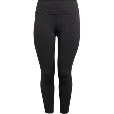 Adidas Donna Me 7/8 Leggings (Plus Size) Tights, black/black, 4XL Plus Adidas Donna Me 7/8 Leggings (Plus Size) Tights, black/black, 4XL Plus