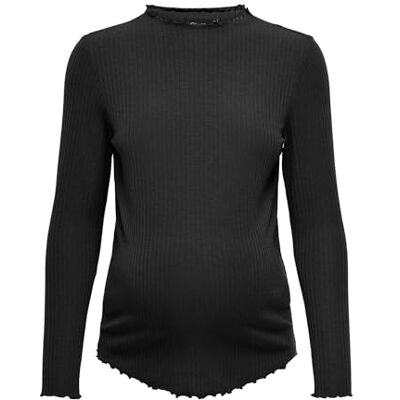 Only Top Femminile Mamma Collo Alto, Nero 1, XL Only Top Femminile Mamma Collo Alto, Nero 1, XL
